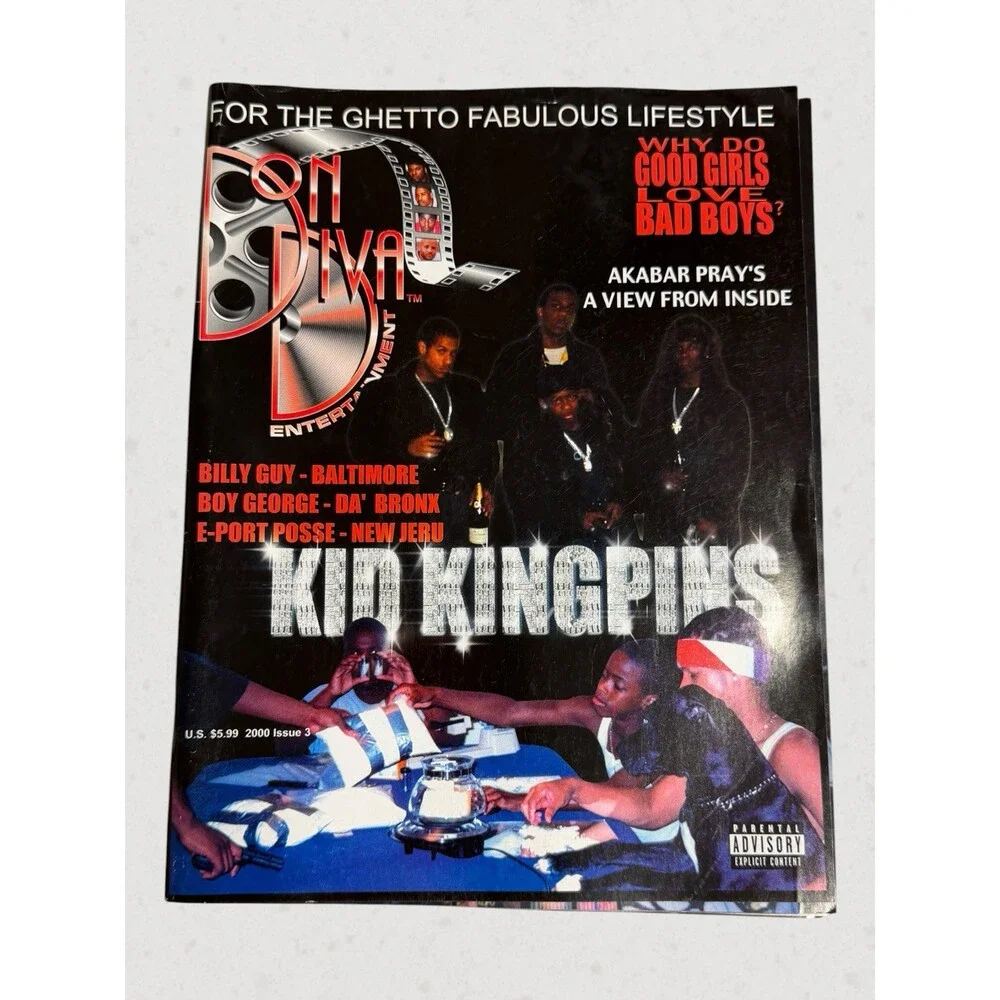 Don Diva Magazine Issue 3 2000 Fat Joe Cuban Link Terror Squad Stephon Marbury